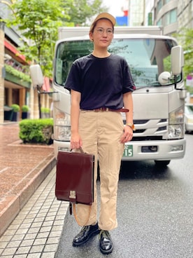 「Odds（オッズ）のアイテム（キャップ）」を使った、nacoさん（レディース・162cm）の夏コーディネート