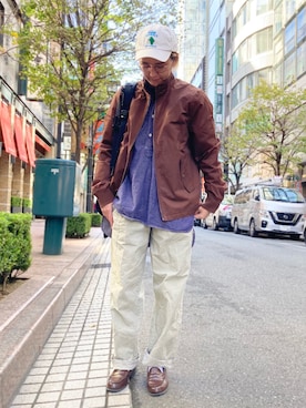 「COMOLI（コモリ）のアイテム」を使った、nacoさん（レディース・162cm）の秋コーディネート