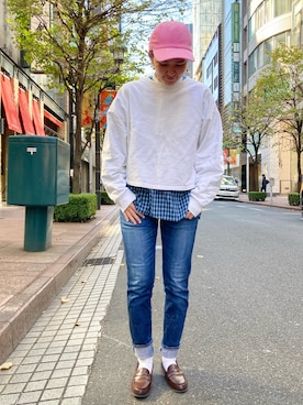 「RED CARD TOKYO（レッドカード）のアイテム」を使った、nacoさん（レディース・162cm）の秋コーディネート