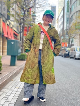 「BARNSTORMER」｜nacoさん（レディース・162cm）の冬コーディネート