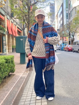 「KIJI（キジ）のアイテム」を使った、nacoさん（レディース・162cm）の秋コーディネート