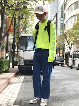 「TES（テス）のアイテム」を使った、nacoさん（レディース・162cm）の秋コーディネート