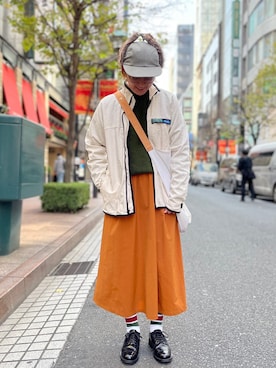 「PAR ICI（パーリッシィ）のアイテム」を使った、nacoさん（レディース・162cm）の秋コーディネート