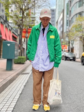 「TES（テス）のアイテム」を使った、nacoさん（レディース・162cm）の秋コーディネート