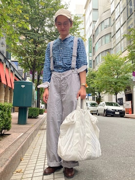 「TIMEX（タイメックス）のアイテム（腕時計）」を使った、nacoさん（レディース・162cm）の夏コーディネート