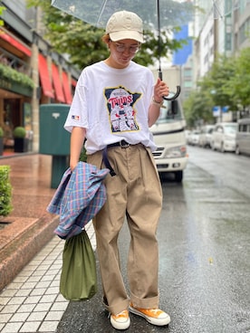 「Odds（オッズ）のアイテム」を使った、nacoさん（レディース・162cm）の夏コーディネート