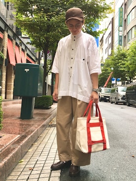 「O project（オープロジェクト）のアイテム」を使った、nacoさん（レディース・162cm）の夏コーディネート