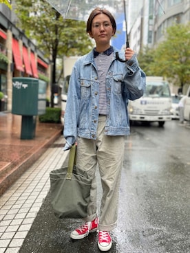 「PUEBCO（プエブコ）のアイテム」を使った、nacoさん（レディース・162cm）の秋コーディネート