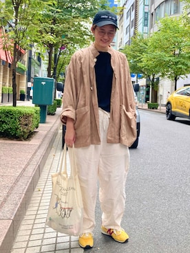 「TES（テス）のアイテム」を使った、nacoさん（レディース・162cm）の夏コーディネート