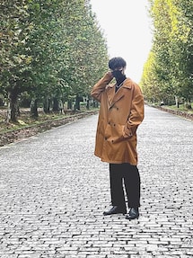 新品 完売 ZARA MAN 春に最適 デニム チェスターコート ジャケット メンズ 送料510円 S 38 コート Gジャン ロングコート ZARA MAN デニム チェスターコート ライトブルー チェスター