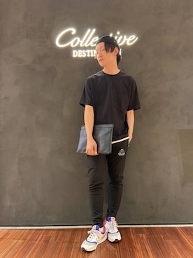 「ジョガーパンツ」｜シマダマサルさん（メンズ・164cm）の夏コーディネート