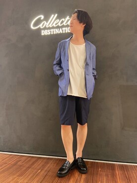「アイテム（その他）」を使った、シマダマサルさん（メンズ・164cm）の夏コーディネート