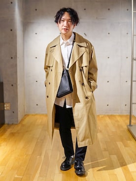 「フォローミー」｜「アイテム（その他）」を使った、シマダマサルさん（メンズ・164cm）の秋コーディネート