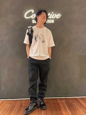 「アイテム（その他）」を使った、シマダマサルさん（メンズ・164cm）の夏コーディネート