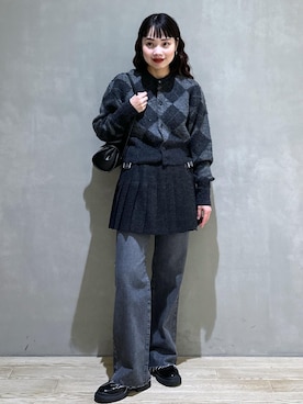 「オニール」｜AKARIさん（レディース・157cm）の秋コーディネート