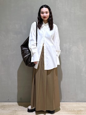 「アイテム（ボディバッグ/ウエストポーチ）」を使った、AKARIさん（レディース・157cm）の夏コーディネート