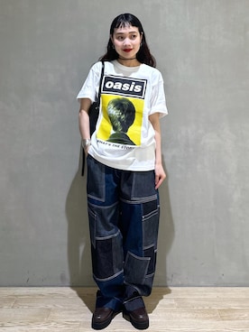 「アイテム（ローファー）」を使った、AKARIさん（レディース・157cm・30代）の夏コーディネート