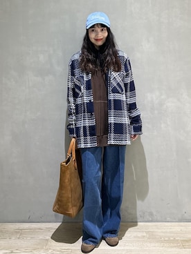 「ADAM ET ROPÉ」｜AKARIさん（レディース・157cm）の秋コーディネート