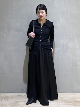 「アイテム（ショルダーバッグ）」を使った、AKARIさん（レディース・157cm・30代）の秋コーディネート