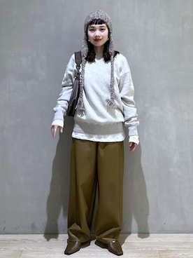 「アイテム（帽子）」を使った、AKARIさん（レディース・157cm・30代）の秋コーディネート