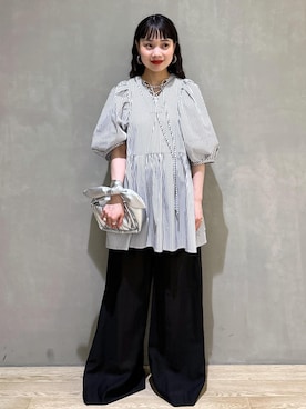 「web限定」｜AKARIさん（レディース・157cm）の夏コーディネート