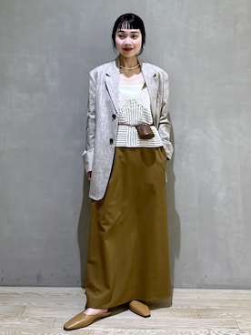 AKARIさん（レディース・157cm）の春コーディネート