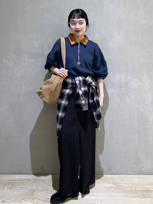 【EMOELLE】Iラインロングスカート