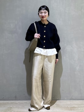 「アイテム（パンプス）」を使った、AKARIさん（レディース・157cm）の冬コーディネート