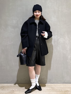 「冬コーデ」｜AKARIさん（レディース・157cm）の冬コーディネート