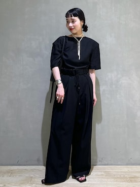 「アイテム（ショルダーバッグ）」を使った、AKARIさん（レディース・157cm・30代）の夏コーディネート