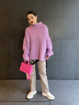 AKARIさん（レディース・157cm）の冬コーディネート