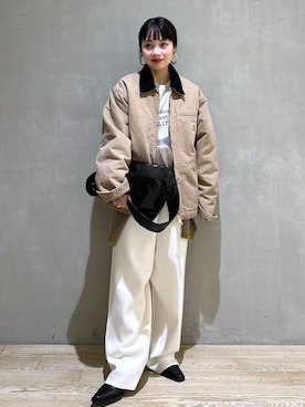 「ニットカーディガン」｜AKARIさん（レディース・157cm・30代）の秋コーディネート