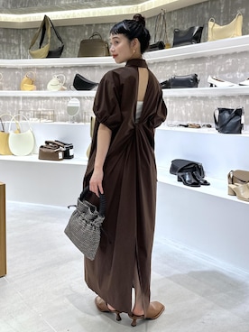 「アイテム（ワンピース/ドレス）」を使った、AKARIさん（レディース・157cm）の春コーディネート