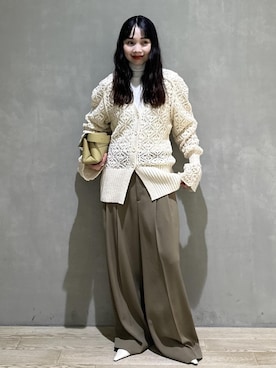 「ADAM ET ROPÉ」｜AKARIさん（レディース・157cm）の秋コーディネート