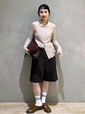 「アイテム（ソックス/靴下）」を使った、AKARIさん（レディース・157cm・30代）の夏コーディネート