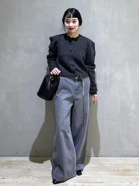 「アイテム（バッグ）」を使った、AKARIさん（レディース・157cm・30代）の冬コーディネート