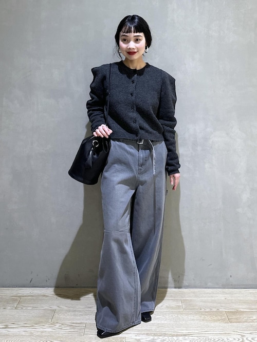 【EMOELLE】スクエアレザーパンプス