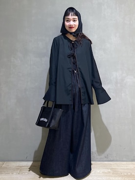 「アイテム（シャツ/ブラウス）」を使った、AKARIさん（レディース・157cm・30代）の夏コーディネート