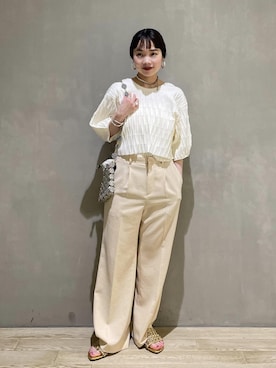 「web限定」｜AKARIさん（レディース・157cm）の春コーディネート