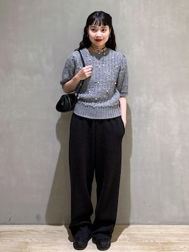 「セレモニーコーデ」｜「アイテム（スニーカー）」を使った、AKARIさん（レディース・157cm）の夏コーディネート