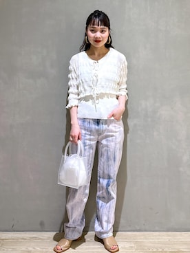 「web限定」｜AKARIさん（レディース・157cm）の春コーディネート