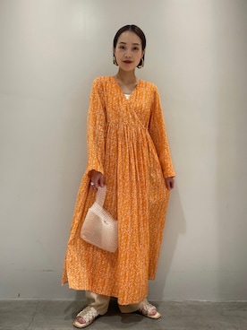 「NE QUITTEZ PAS!（ヌキテパ）のアイテム（ワンピース/ドレス）」を使った、AKARIさん（レディース・157cm）の夏コーディネート