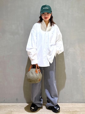 「アイテム（ハンドバッグ）」を使った、AKARIさん（レディース・157cm・30代）の冬コーディネート