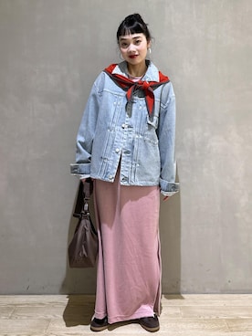 「アイテム（ワンピース/ドレス）」を使った、AKARIさん（レディース・157cm）の冬コーディネート