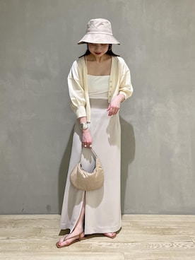 「ビーチサンダル」｜AKARIさん（レディース・157cm・30代）の春コーディネート