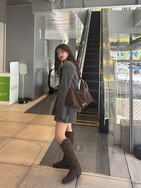 「アイテム（ブーツ）」を使った、hichanさん（レディース・156cm・20代）の秋コーディネート