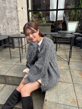 「アイテム（ボストンバッグ）」を使った、hichanさん（レディース・156cm・20代）の秋コーディネート