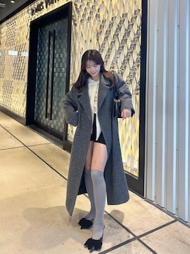 「アイテム（ボストンバッグ）」を使った、hichanさん（レディース・156cm）の秋コーディネート