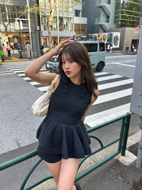 セットアップ対応】コンパクトデニムショートパンツ（その他パンツ