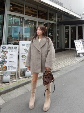 「アイテム（その他アウター）」を使った、hichanさん（レディース・156cm・20代）の秋コーディネート